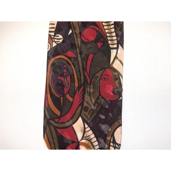 Florenzi Collection Abstract Tie Vintage Necktie Made in USA 3.25" x 57.5" RARE - Picture 4 of 5